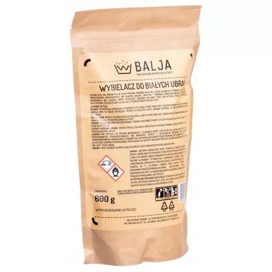 Balja Ekologiczny wybielacz do ubra Zestaw 2 x 600 g