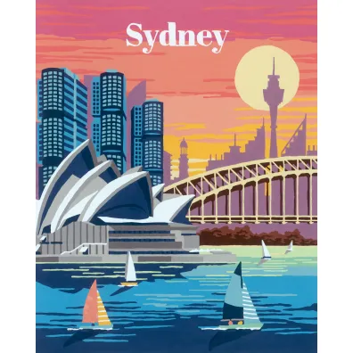 Ravensburger Malowanie po numerach CreArt - Sydney 24x30cm