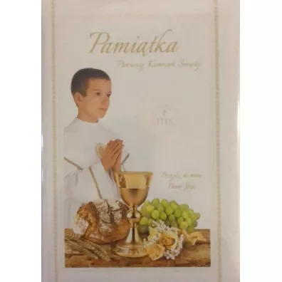 Panorama Ksi��eczka brokat A5 Komunia wz�r nr 014