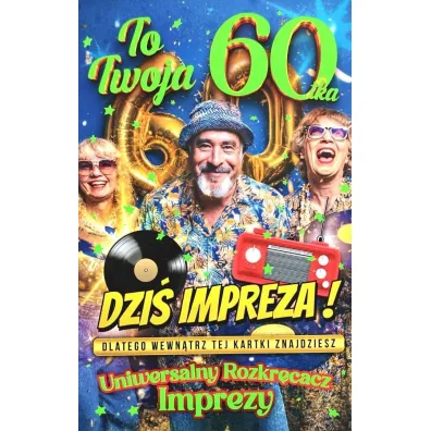 Yeku Karnet Urodziny 60 m�skie