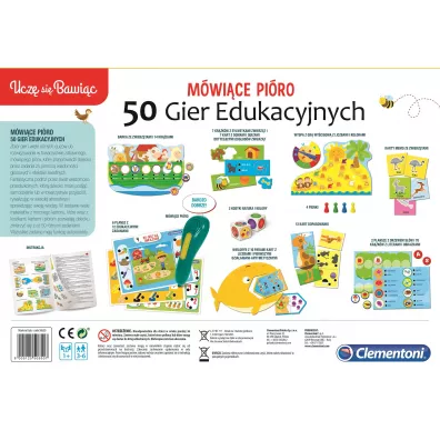 M�wi�ce Pi�ro. 50 gier edukacyjnych Clementoni
