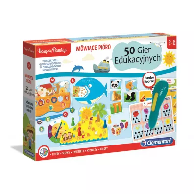 M�wi�ce Pi�ro. 50 gier edukacyjnych Clementoni