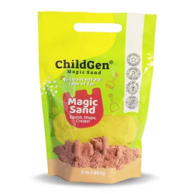 Piasek do formowania jasno zielony 907g ChildGen