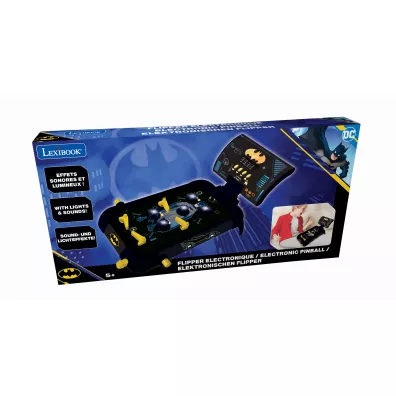 Elektroniczny Pinball z dwikiem i wiatami Batman JG610BAT Lexibook-Apollo
