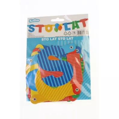 Godan Girlanda papierowa Sto lat 13x15 cm