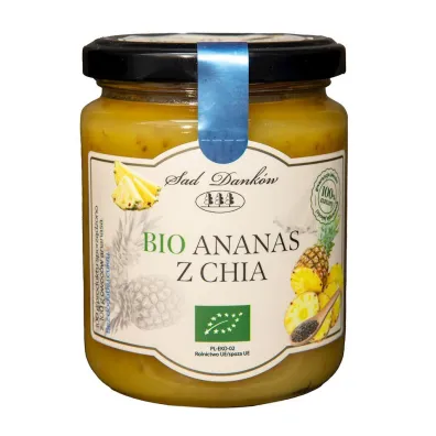Sad Dank�w Ananas z chia 250 g Bio