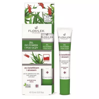 Floslek �el do powiek i pod oczy ze �wietlikiem i aloesem 15 ml