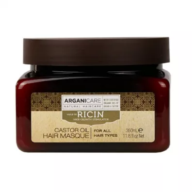 Arganicare Maska z olejem rycynowym stymuluj�ca porost w�os�w 350 ml