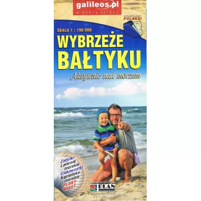 Wybrze�e Ba�tyku 1: 190 000 mapa 2024