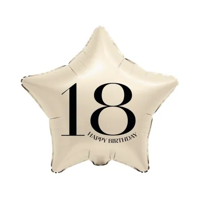 Godan BALON FOL GWIAZDA 18 KREM 44CM GO B/C
