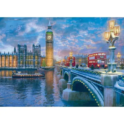 Puzzle 1000 el. Wigilia w Londynie Eurographics