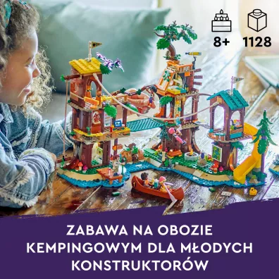 LEGO FRIENDS Domek na drzewie na obozie kempingowym 42631