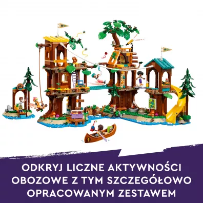 LEGO FRIENDS Domek na drzewie na obozie kempingowym 42631
