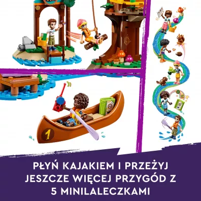 LEGO FRIENDS Domek na drzewie na obozie kempingowym 42631