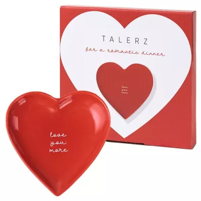 Be-Happy Gifts Talerzyk w kszta�cie serca Love You More