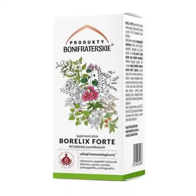 Produkty Bonifraterskie Borelix Forte Suplement diety 60 tab.