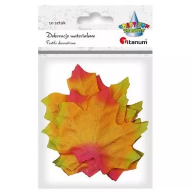 Titanum Li�cie klonu materia�owe wielokolorowe 80 x 75 mm