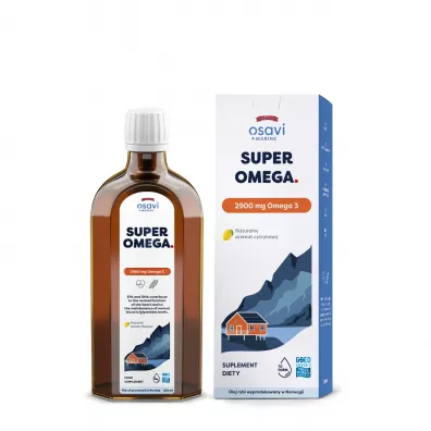 Osavi Super Omega, 2900 mg Omega 3 Suplement diety 250 ml