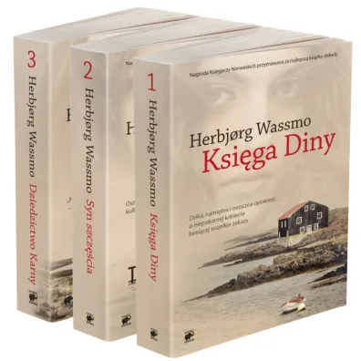 Pakiet Trylogia Diny. Tomy 1-3: Ksi�ga Diny, Syn szcz�cia, Dziedzictwo Karny - Herbjorg Wassmo