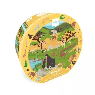 Puzzle obserwacyjne 150 el. Sawanna Scratch