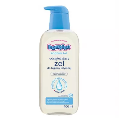 Bambino Rodzina od�wie�aj�cy �el do higieny intymnej hiperdelikatny 400 ml