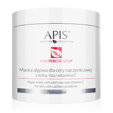 Apis Couperose-Stop maska algowa dla cery naczynkowej z dzik r i witamin C 200 g