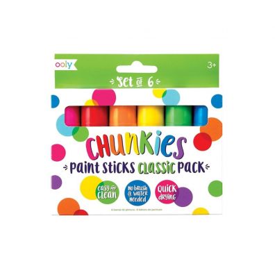 Kolorowe Baloniki Farby w kredce Chunkies Paint Sticks 6 kolorw