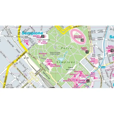 Mediolan map&guide PL laminat 2024