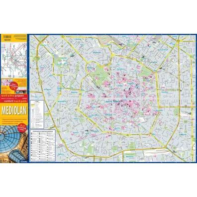 Mediolan map&guide PL laminat 2024