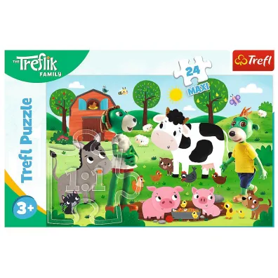 Puzzle maxi 24 el. Trefliki na wsi
