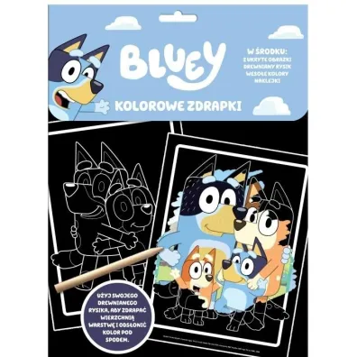 Bluey. Kolorowe zdrapki