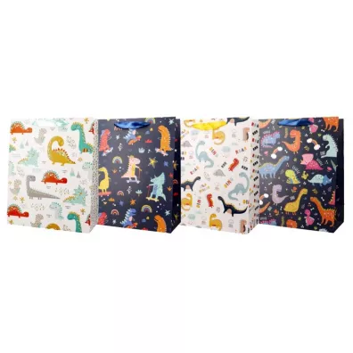 incood. Torba prezentowa 18x23 dinozaury mix