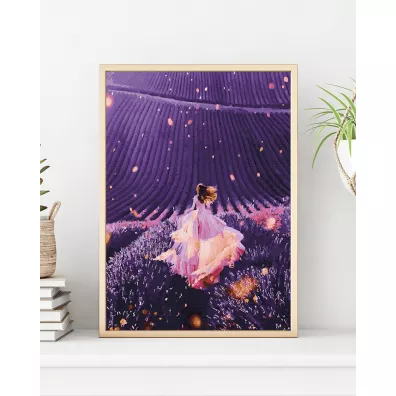 Twoje Hobby Malowanie po numerach - �wiat�o w lawendowym polu 40x50cm
