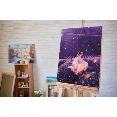 Twoje Hobby Malowanie po numerach - �wiat�o w lawendowym polu 40x50cm