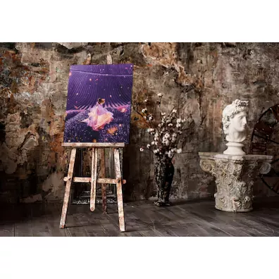Twoje Hobby Malowanie po numerach - �wiat�o w lawendowym polu 40x50cm