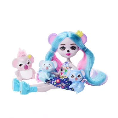 Enchantimals Rodzina Koale Lalka + figurki HNT61 Mattel