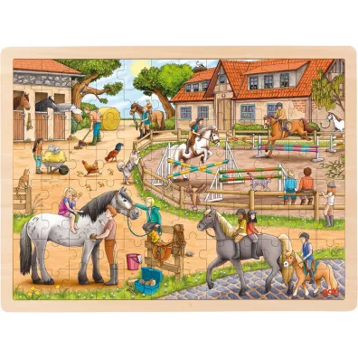 Puzzle 96 el. Szk�ka Je�dziecka Goki