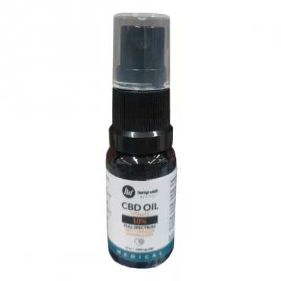 Hemp Wish Olej konopny CBD 10% Full Spectrum mct + �e� sze� (ashwaganda) - suplement diety 10 ml