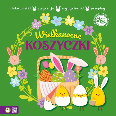 Wypychanka papierowa 29x29 cm Wielkanocne Koszyczki Wielkanoc ZIELONA SOWA 996739