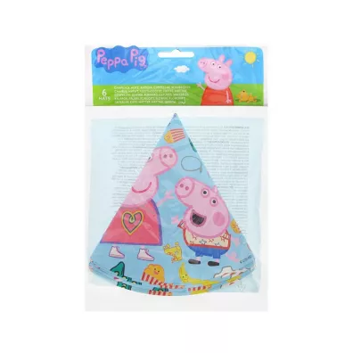 Godan Czapeczki papierowe �winka Peppa 6 szt.
