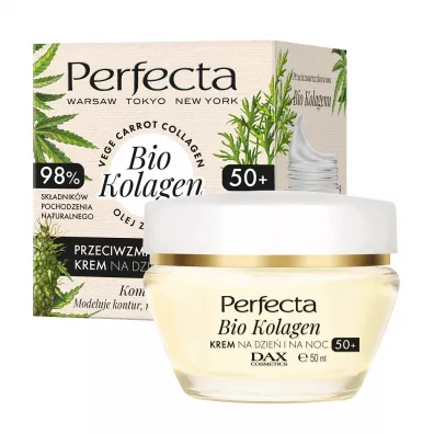 Perfecta Bio Kolagen 50+ przeciwzmarszczkowy krem na dzie� i na noc 50 ml