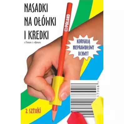 Harmonia Nasadki trjktne podune na owki i kredki 2 szt.