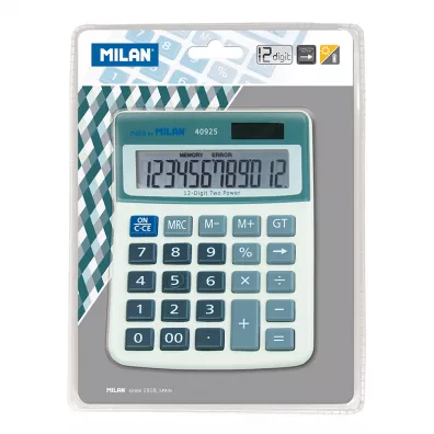 Milan Kalkulator 12 poz. May, podwjne zasilanie