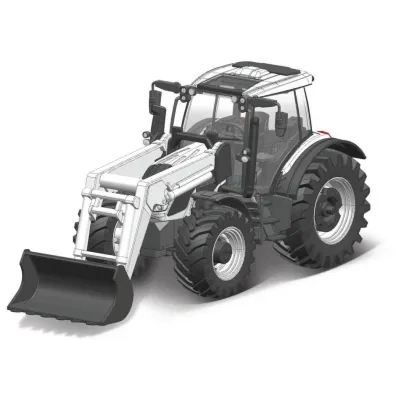 Bburago Model Traktor Valtra N174 �adowacz czo�owy 31638