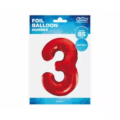 Godan Balon foliowy Cyfra 3 BC-HCW3 85cm