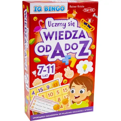 Gra Uczmy si� Wiedza od A do Z IQ Bingo Tactic