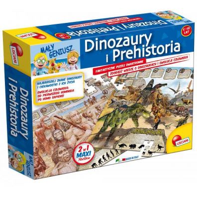 Puzzle 108 el. Dinozaury i prehistoria Lisciani