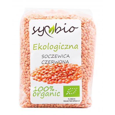 Symbio Soczewica czerwona 100% organic 340 g Bio