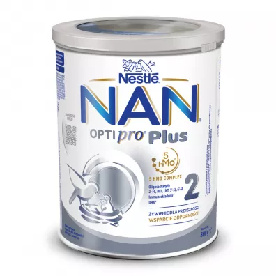 Nestle Nan Optipro Plus 2 HM-O Mleko nast�pne dla niemowl�t po 6 miesi�cu 800 g