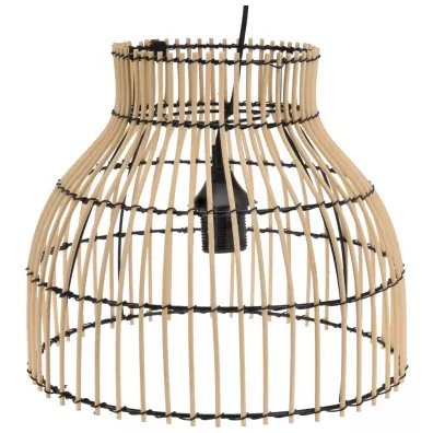 H&S Decoration Lampa sufitowa bambus Natural 31x26 cm